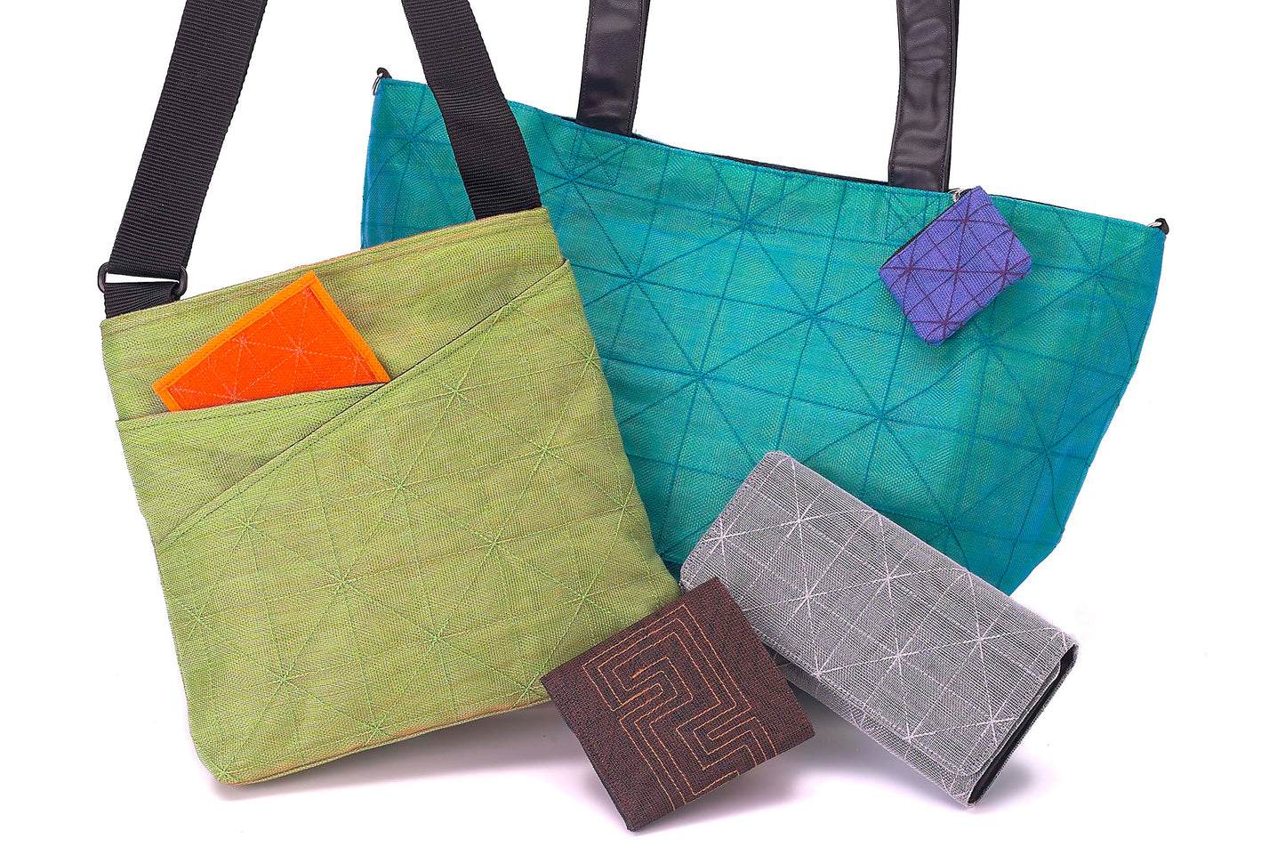 Recycled Net Shoulder Bag