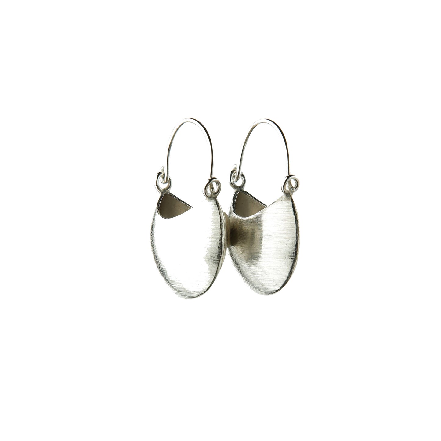 Brushed Basket Earrings TE119