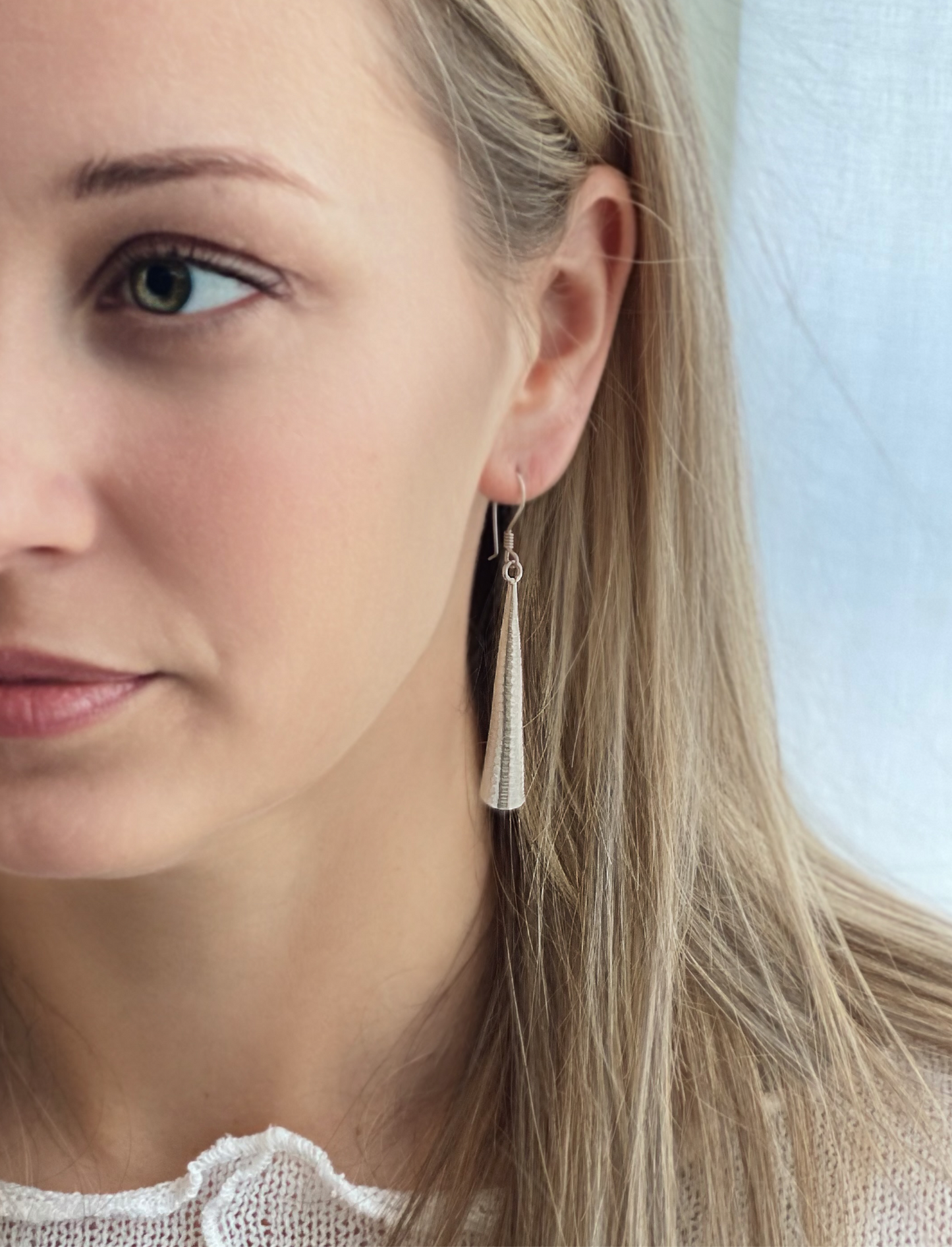 Long Glacial Earrings TE236