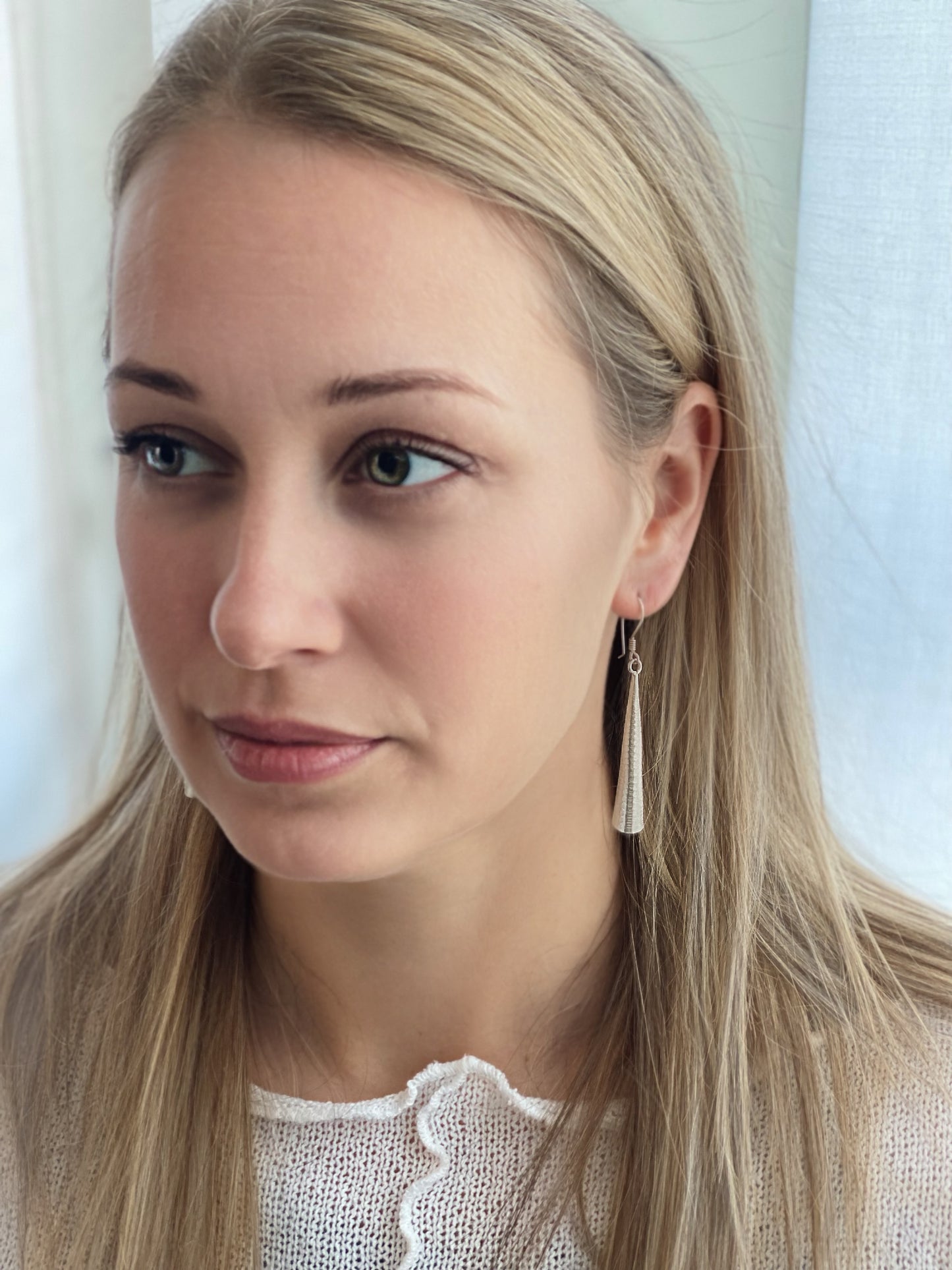 Long Glacial Earrings TE236