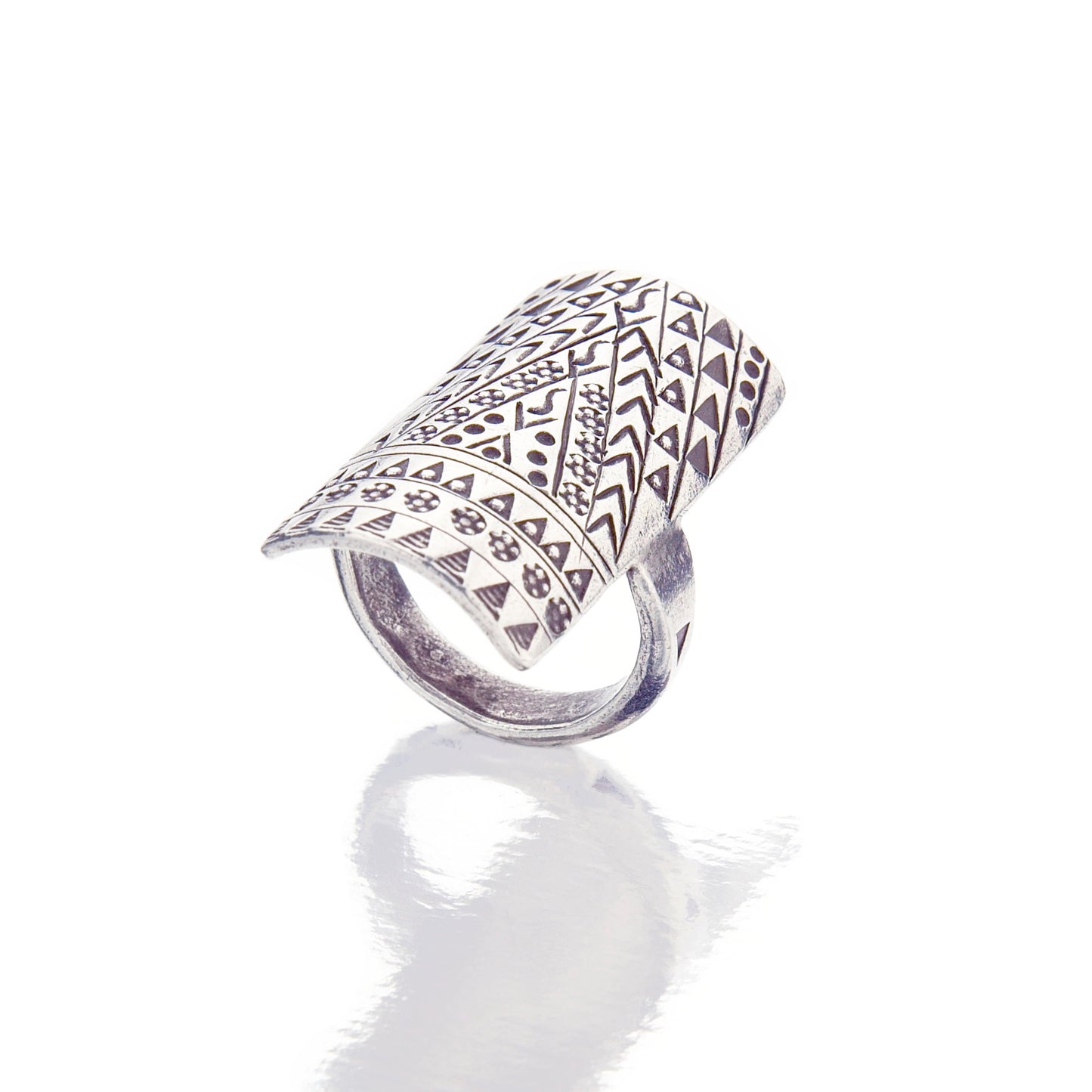 Tribal Shield Ring TR10