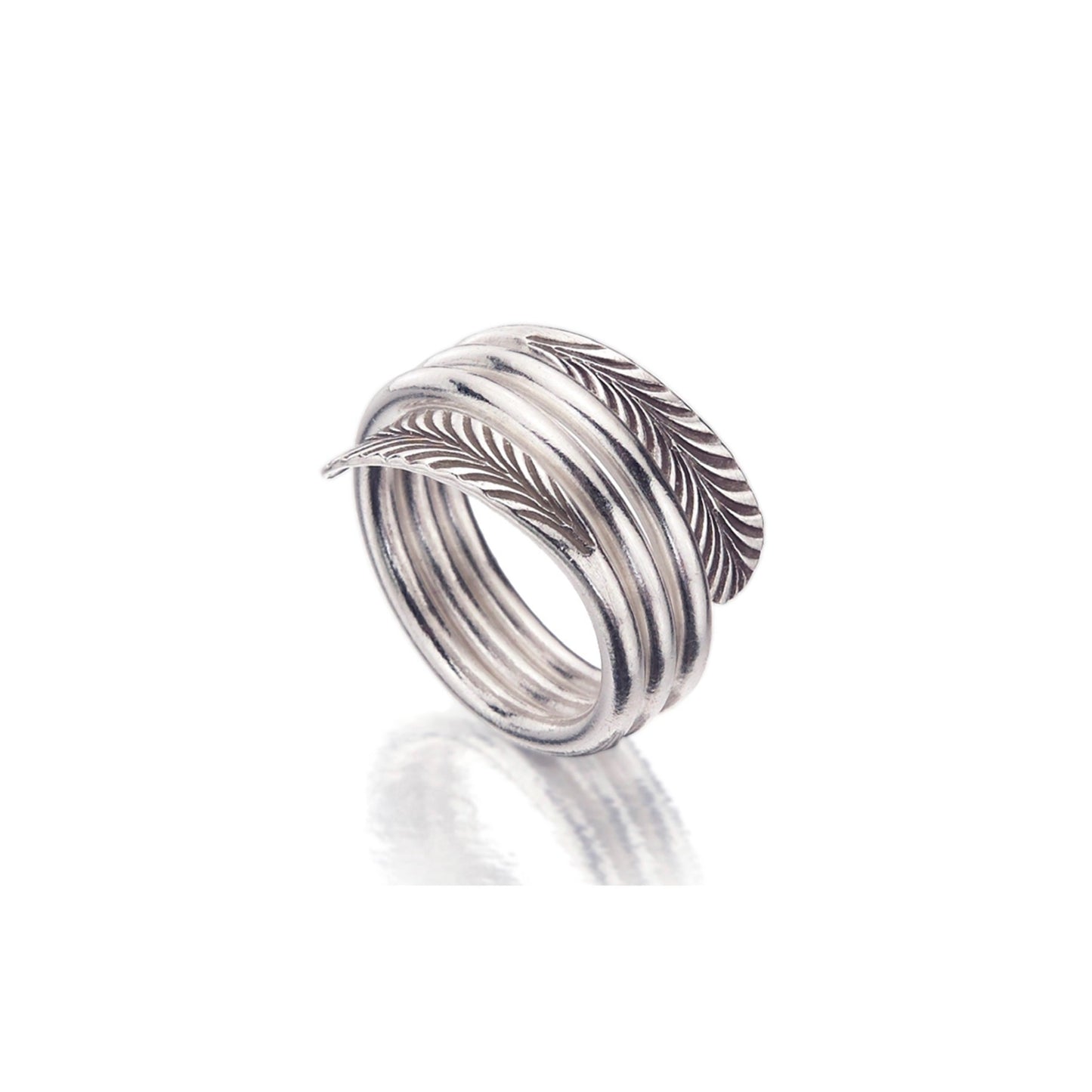 Laurel Leaf Ring TR132 Lg
