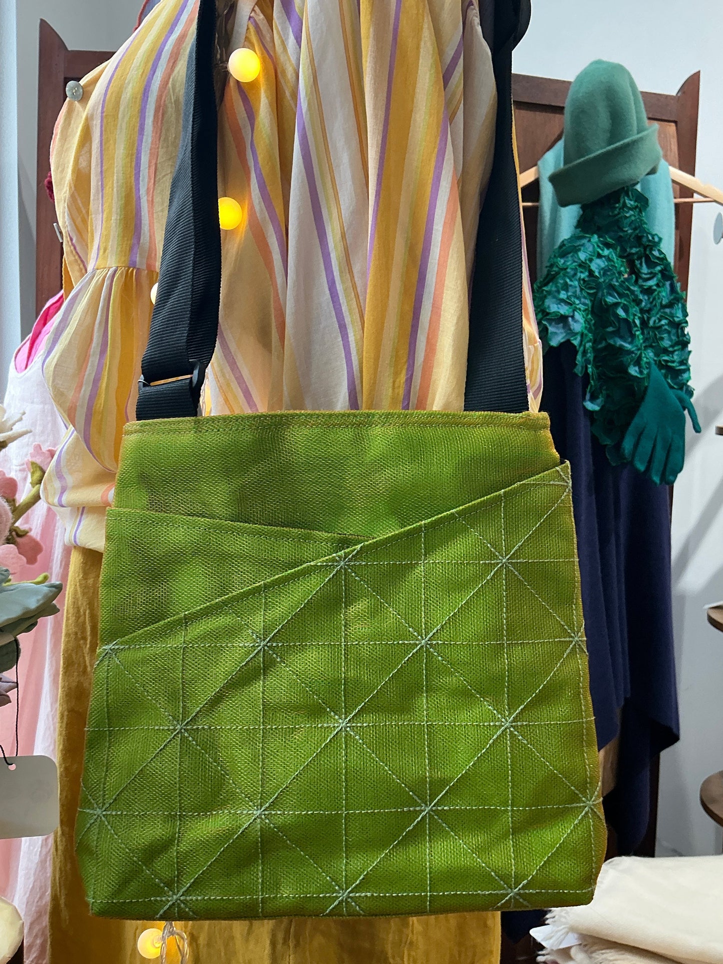 Recycled Net Shoulder Bag