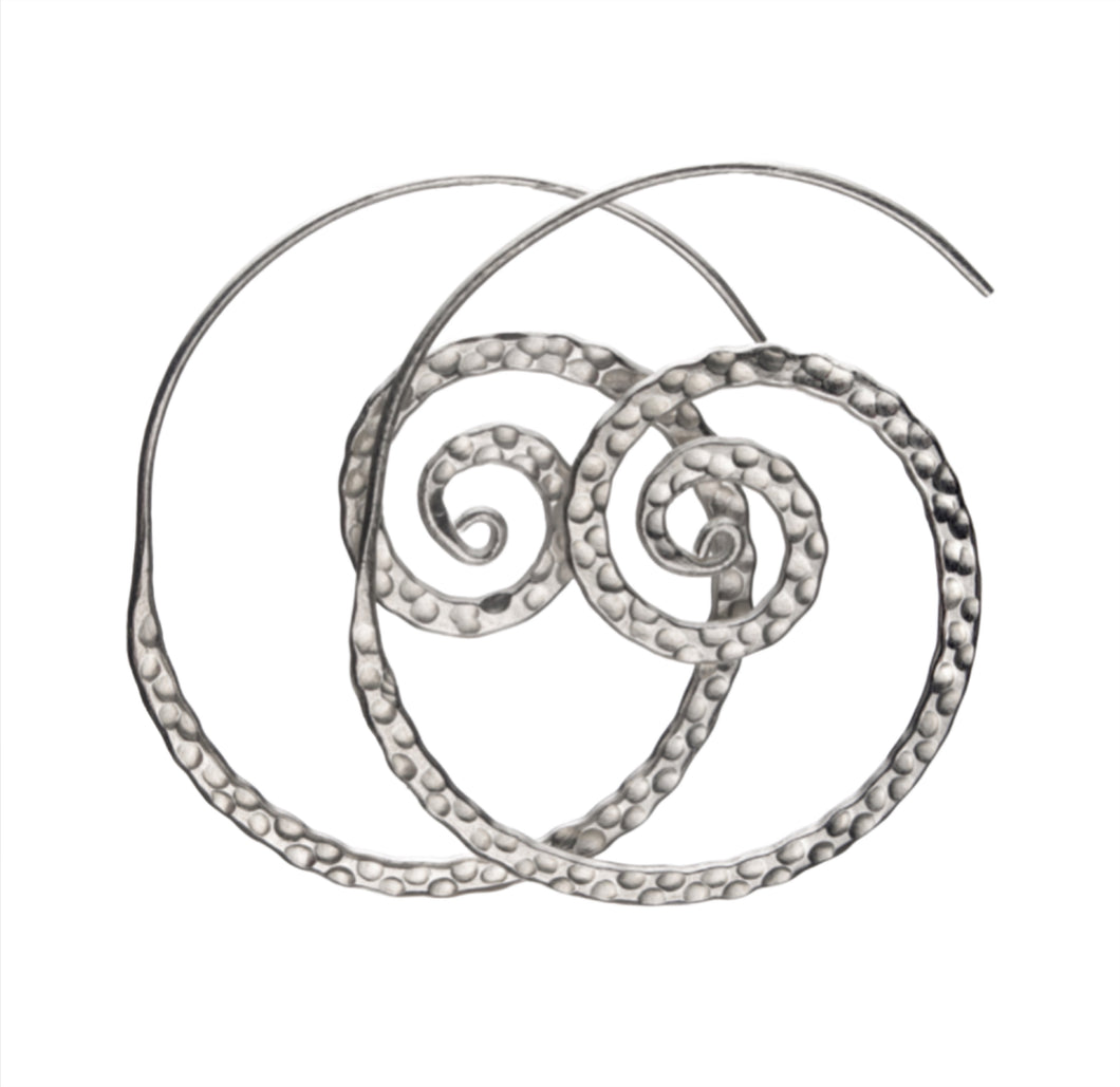 Swirling Light Earrings TE238