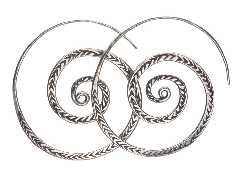 Ancient Spiral Earrings TE239
