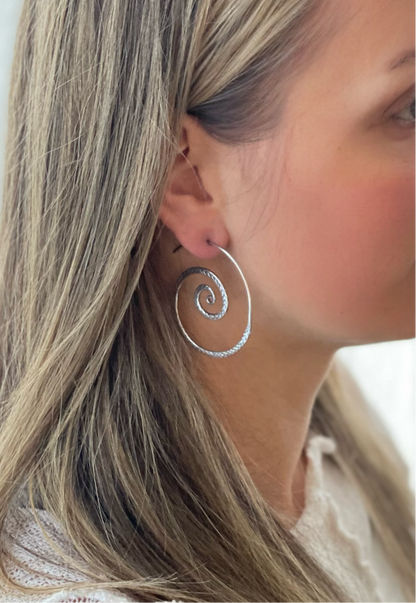 Ancient Spiral Earrings TE239