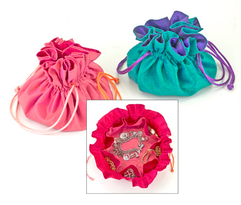 Silk Jewellery Pouch