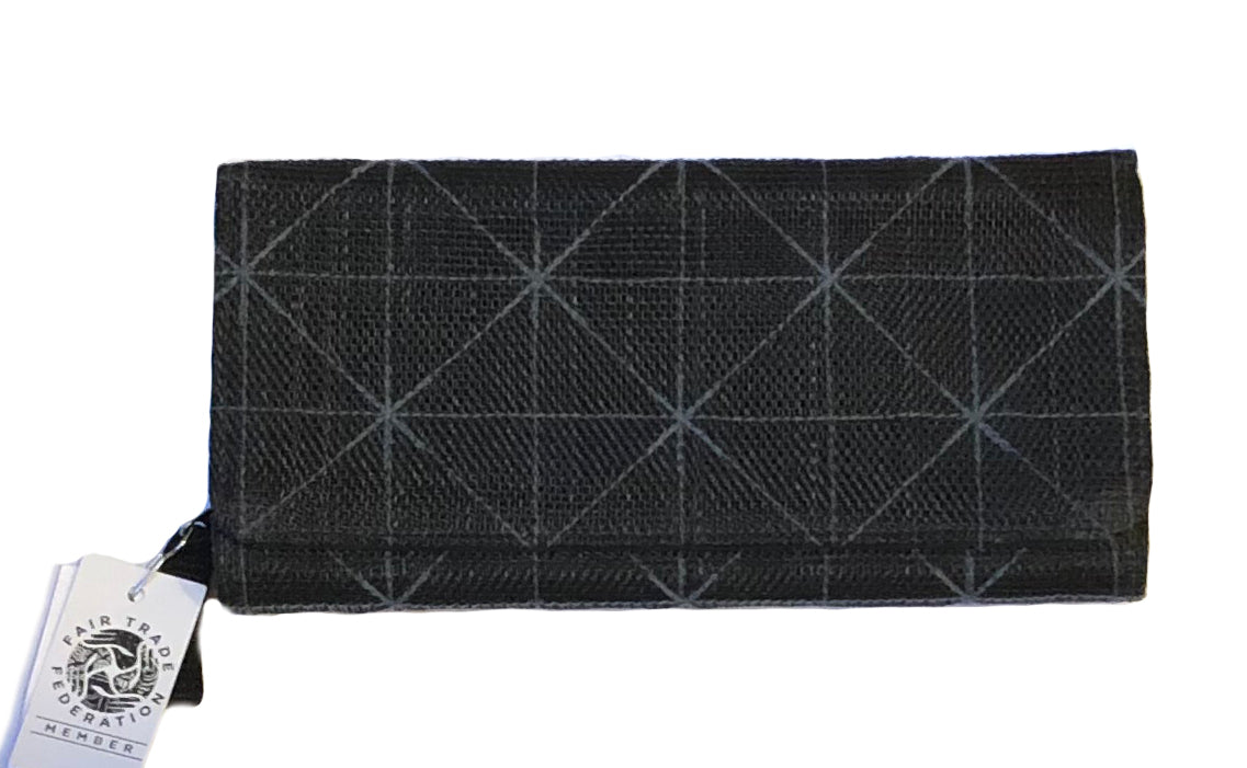 Recycled Net Long Wallet