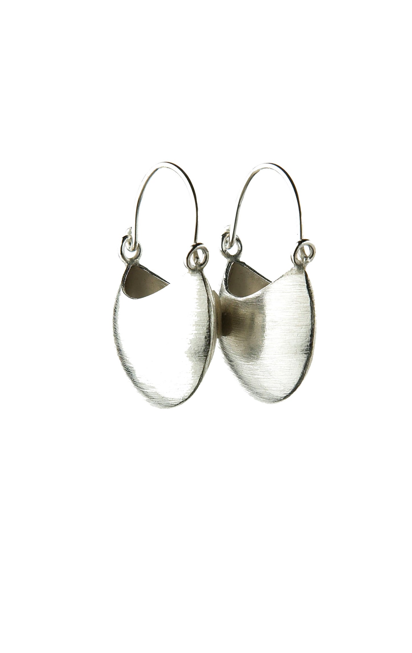 Brushed Basket Earrings TE119