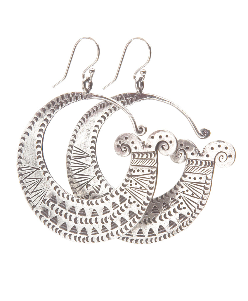 Ancient Hmong Earrings TE242